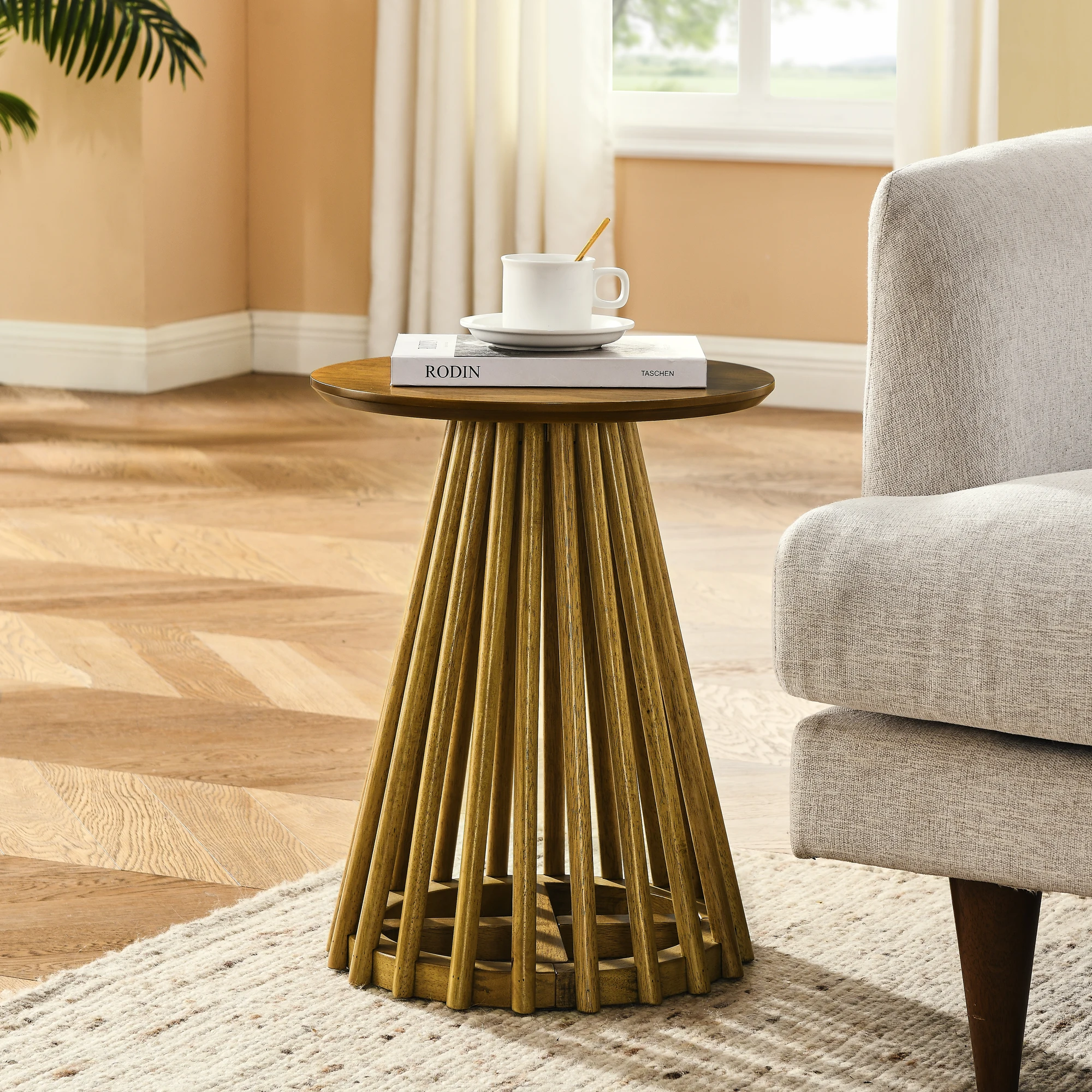 Modern Coffee Table – Simple and Elegant Design, Solid Wood Construction, Perfect for Living Room, Stylish and Functional