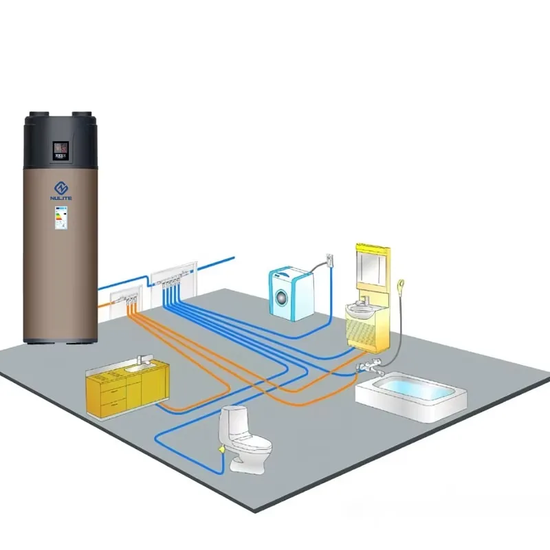 

Wifi 150L 200L 250L 300L air to Water Residential Hot Water High Temperature R134a R290 All in One Heat Pump Water Heater