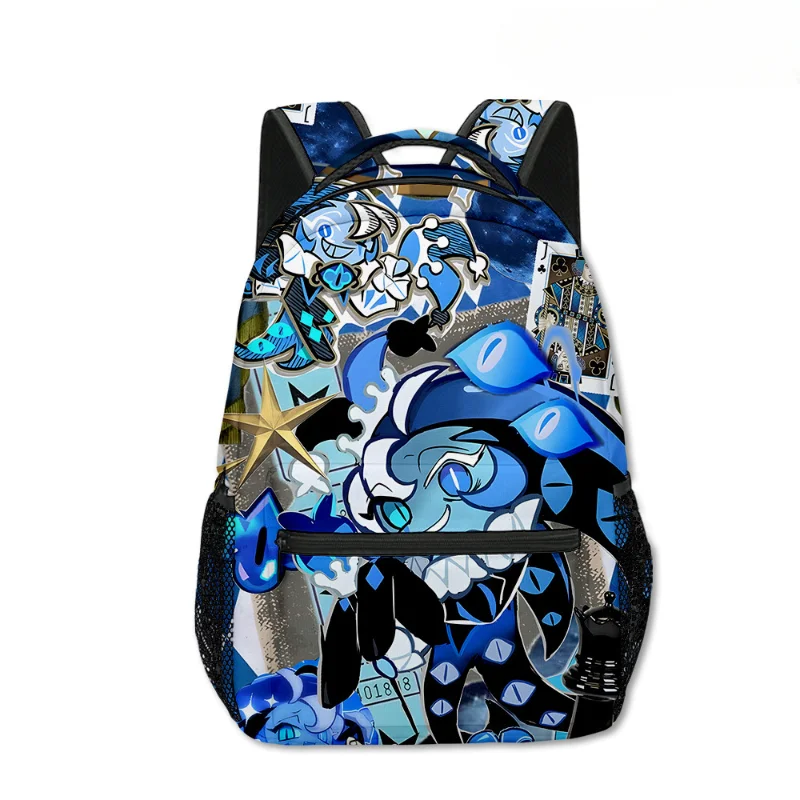 

Cookie Run: Kingdom Shadow Milk Cookie Student Bookbag Notebook Backpacks 3D Print Oxford Waterproof Boys Girls Travel Backpacks