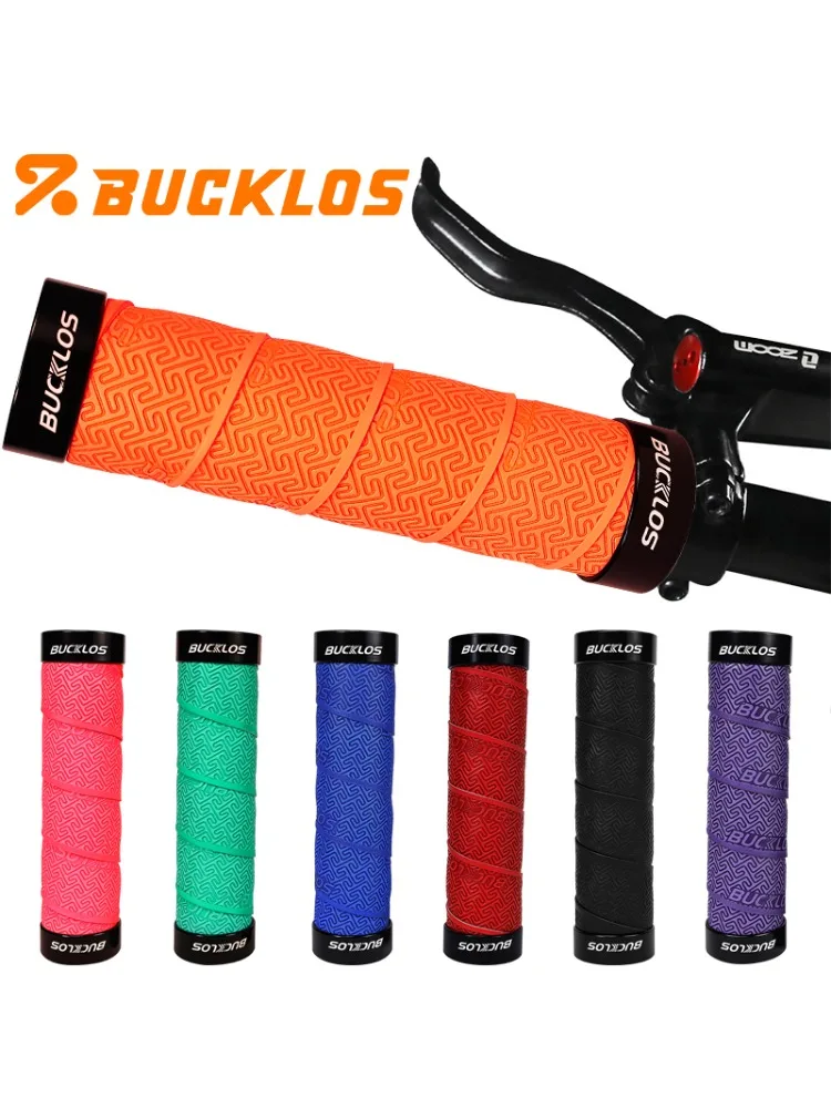 AliExpress BUCKLOS Mtb Guffs Soft EVA Mountain Bike Grip Lock on Bicycle Handlebar Grips Non-slip Bicycle Handle Comfortable MTB Grips