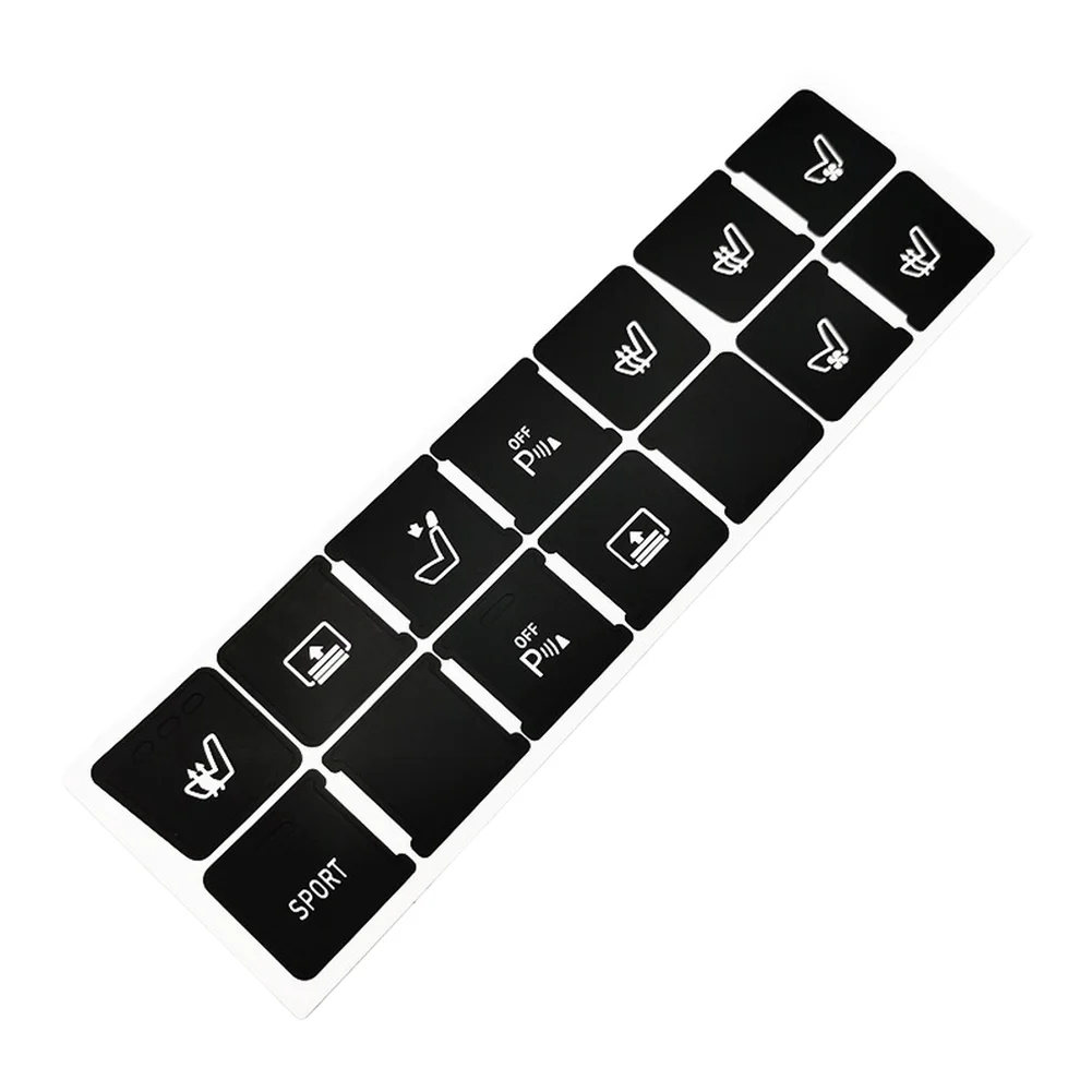 Automotive Control Cell Sticker Car Sticker Parking Button Repair Reflective Illumination Practical Restoration