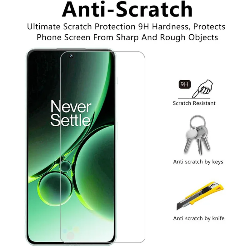Szkło hartowane ochronne do telefonu OnePlus Nord 3 5G, folia ochronna na ekran Nord3, szkło 9H, One Plus, Oneplu, Oneplusnord, Oneplusnord3. — zdjęcie produktu 4