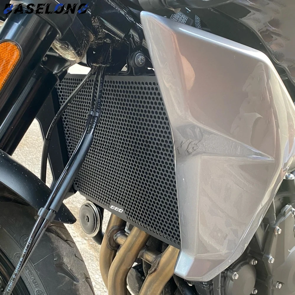 

Motorcycle Accessories Aluminum Radiator Grille Guard Protector Cover For TigerSport660 Tiger Sport 660 2022 2023 2024 2025 2026