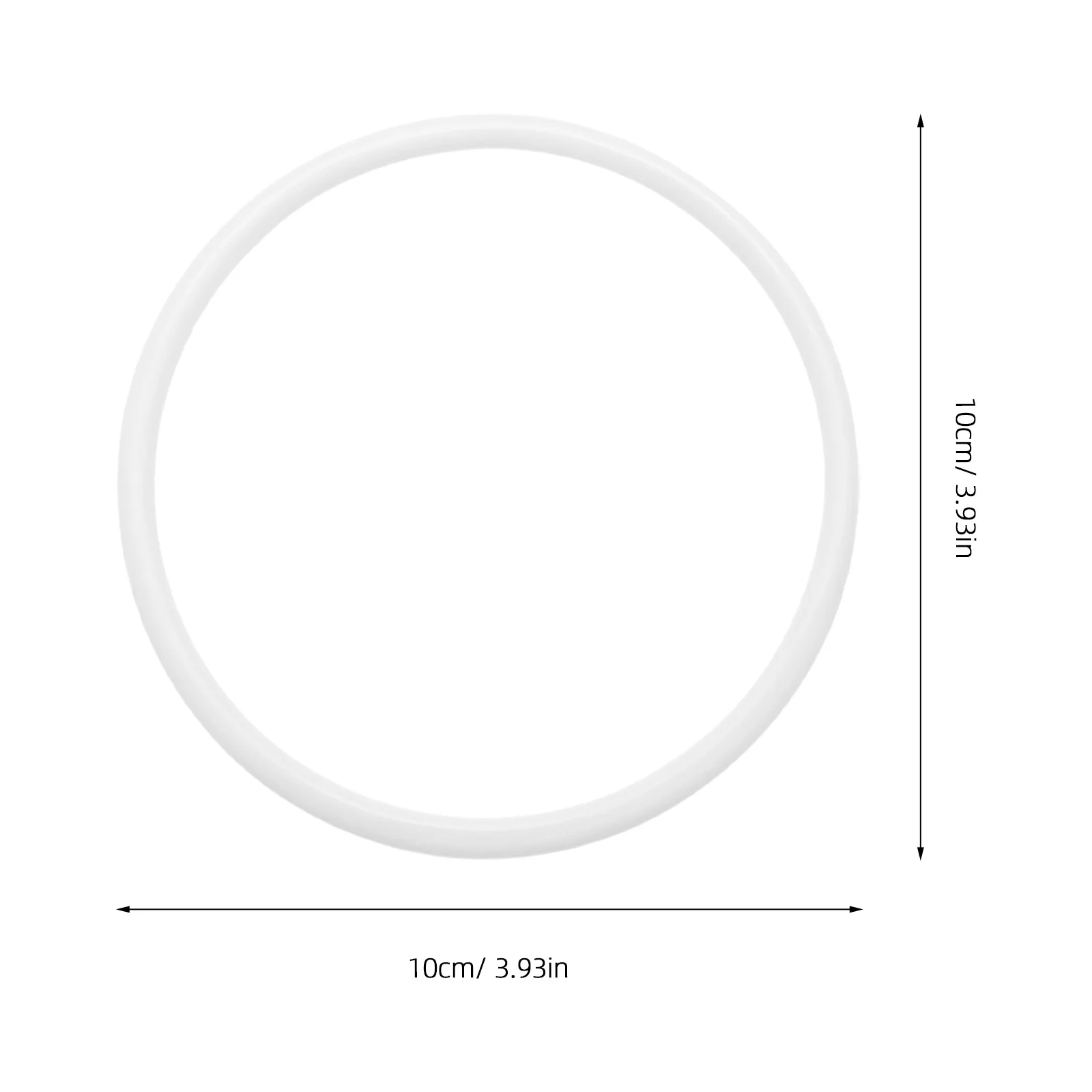30 قطعة حلقات بلاستيكية للحرف اليدوية التطريز الأطواق عبر غرزة العرض قواعد الماسك حلم حلقات بلاستيكية الأزهار هوب #2