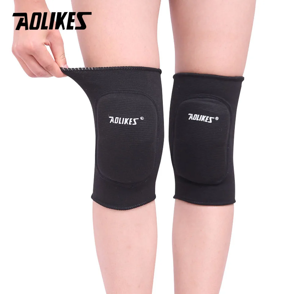 AOLIKES 1 Pair Kids Adult Dancing Skating Skateboard Cycling Sponge Knee Pads Anti-crash Children Kneepads Knees Protector