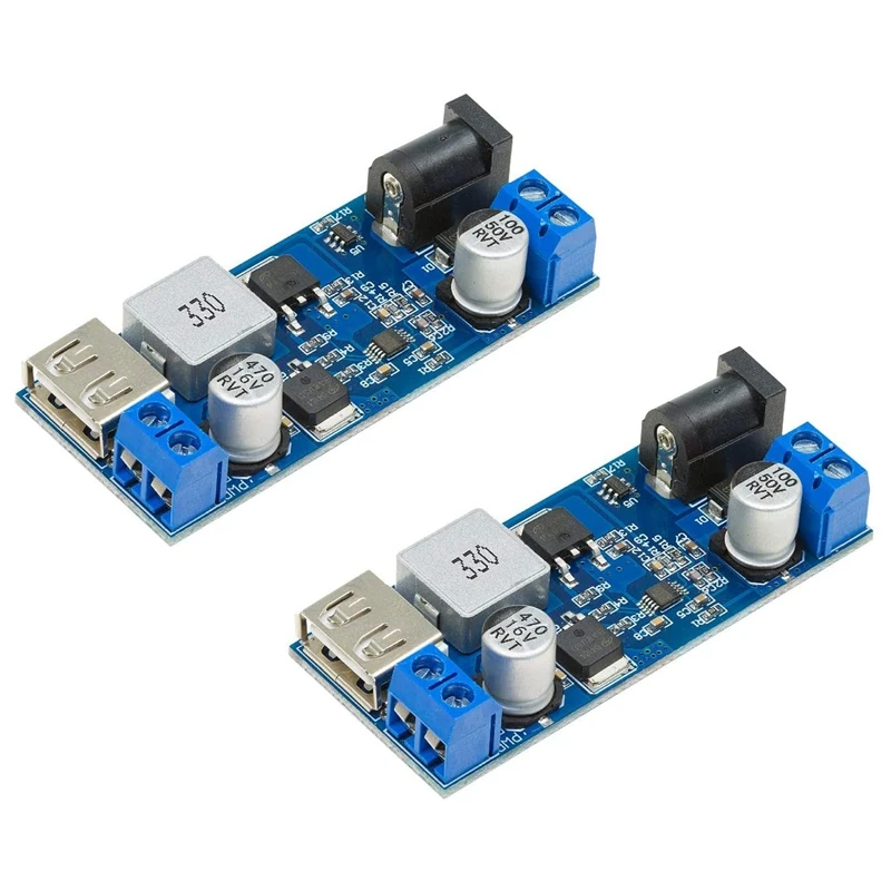 [NEWA64Z!】 DC 6V 9V 12V 24V To DC 5V 5A Buck Converter Module,9-36V Step Down To USB 5V Transformer Dual Output Voltage Regulato