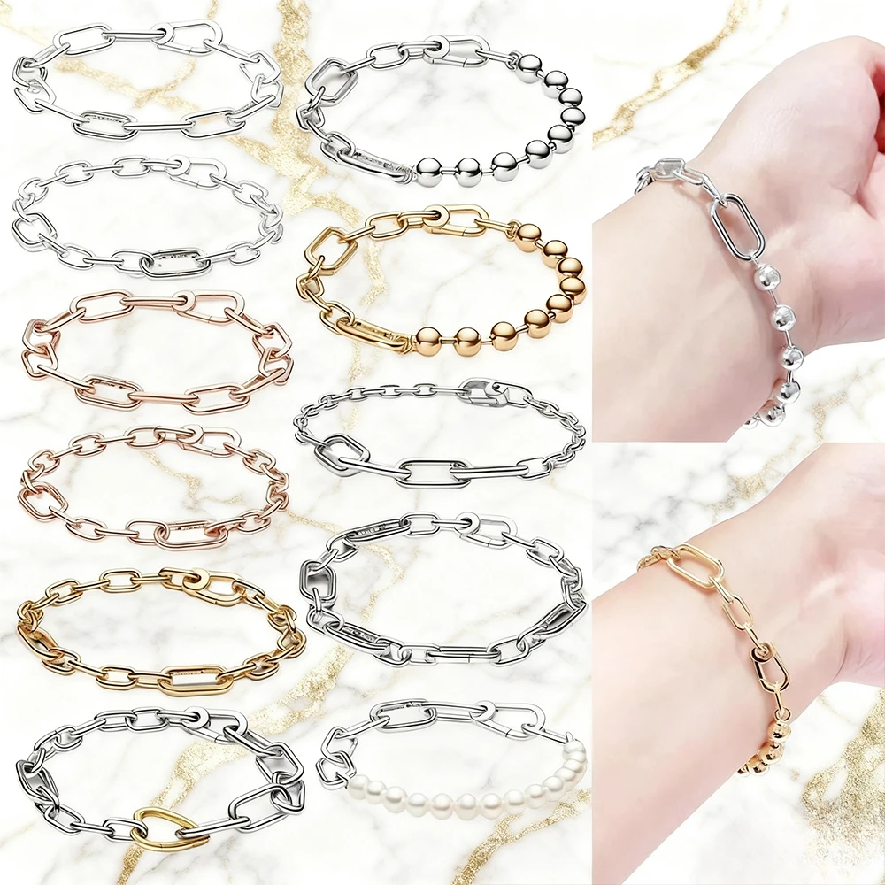 

2025 New Elegant accessories Classic Paperclip - buckle Bracelet, Exquisite & Fashionable for Women's Daily Parties