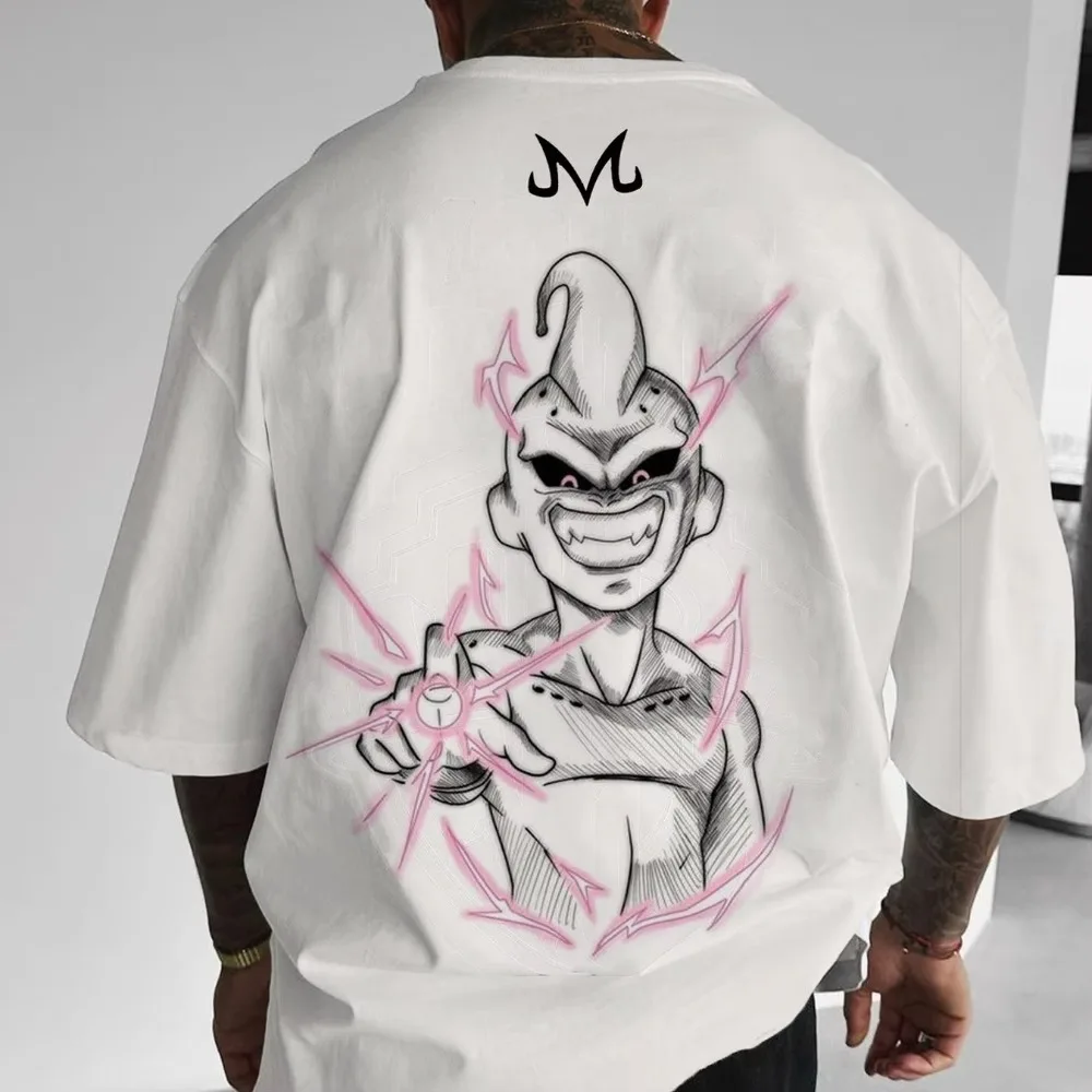 

Exclusive Dragon Ball Majin Buu T Shirt Premium Anime Unisex Harajuku Streetwear Oversized Short Sleeve Loose Comfort Fit Sports