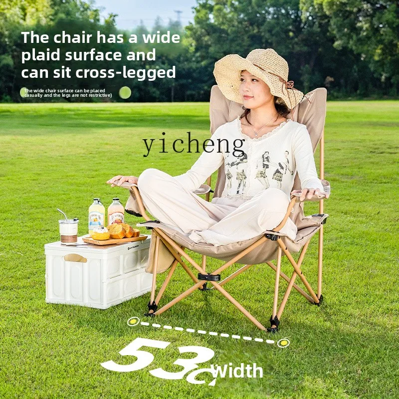 

HW15 Outdoor Camping Portable Siesta Folding Lounge Chair Office Siesta High Back Chair Leisure Beach Chair
