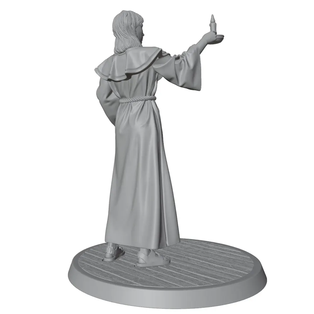 Figura monja resina 75mm 1/24 sin pintar – coleccionismo y rol - imagen 3