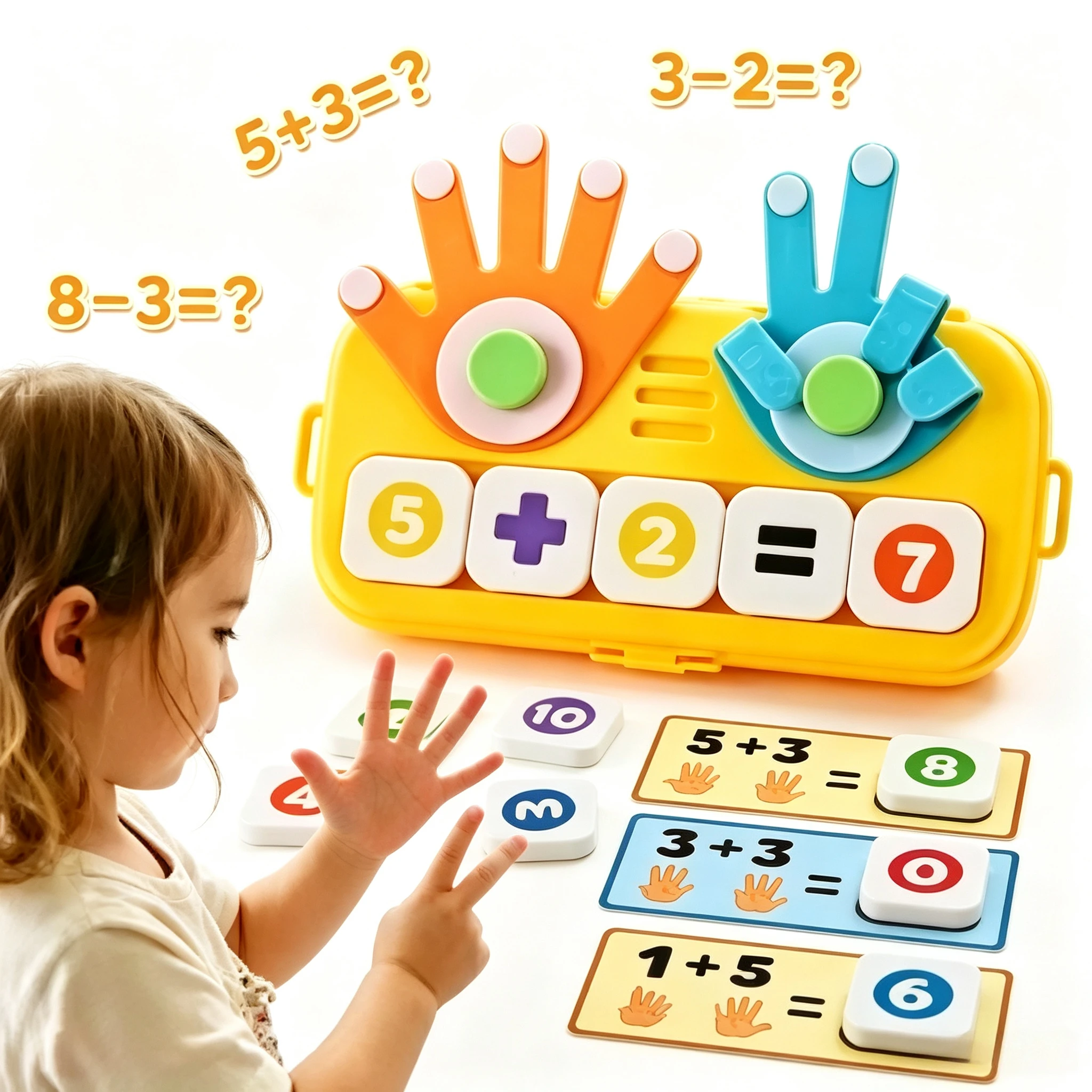 1 Set Montessori Number Rods Math Toy , Counting Addition Subtraction Game, Educational Learning Tool for Classroom & Home
