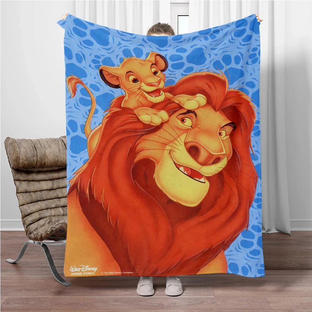 31 Style Lion King Simba Cartoon Flannel Blanket.Sofa,Bedroom.Bed Home Office Nap Blanket Car,Camping,Travel Picnic Blanket Gift