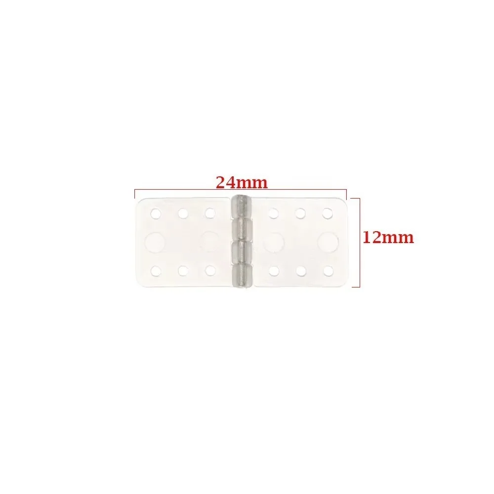 

10pcs New 3 Size Pinned Hinge White Removable Split Pins Plastic Aeromodelling DIY RC Drone Accessories
