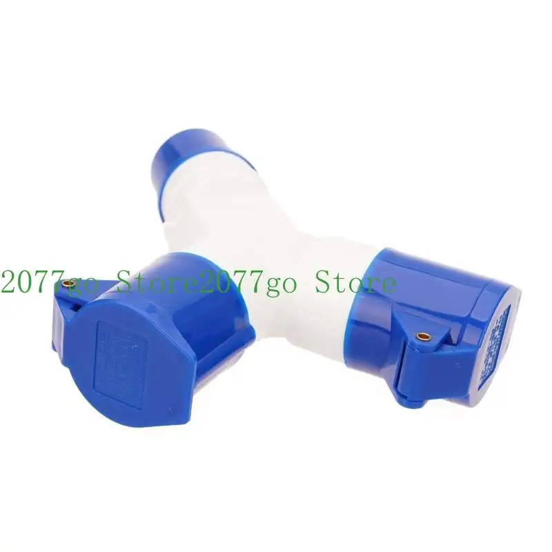 Y1UD 3 Pin Industrial Plug Wall Socket Waterproof Wall Socket 2 Way Splitters