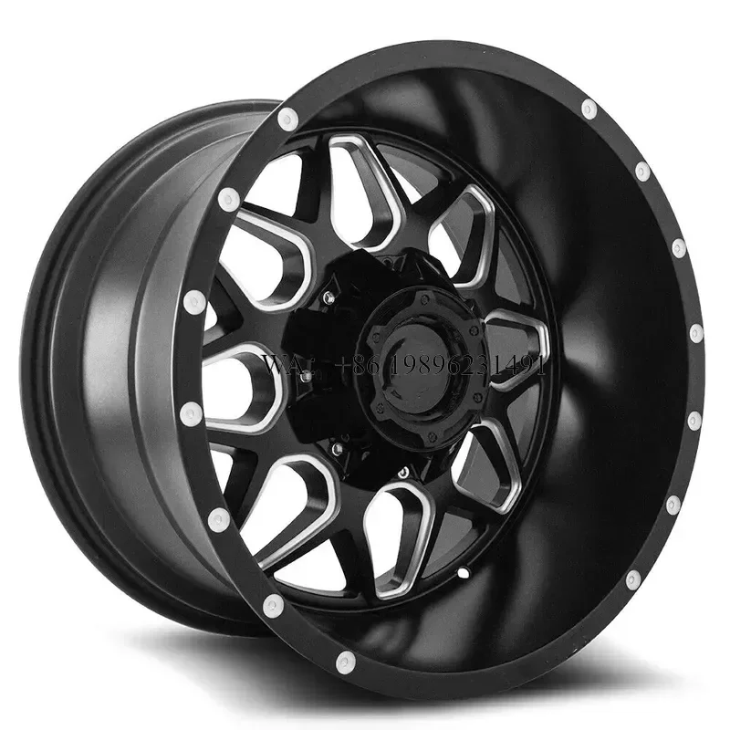 customizedWmwmnu for XF-202 22x10 20x10 20x12 Staggered Deep Dish Wheels 5x114.3 5x115 5x120 5x135 5x127 5x150 6x135 6x139.7 for