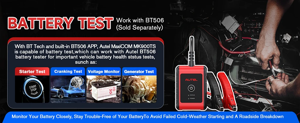 Autel MaxiCOM MK900-TS MK900TS Diagnosescanner Vollständiges TPMS Wireless Auto Scan Tool DoIP CAN FD Upgrade von MK808S TS MX900TS – Detail 23