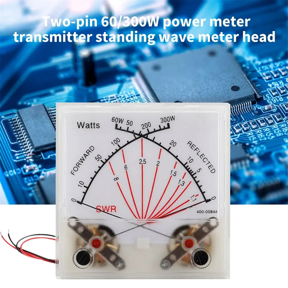 Standing Wave Ratio SWR Watt Meter Radio Power Meter Transmitter with Backlight