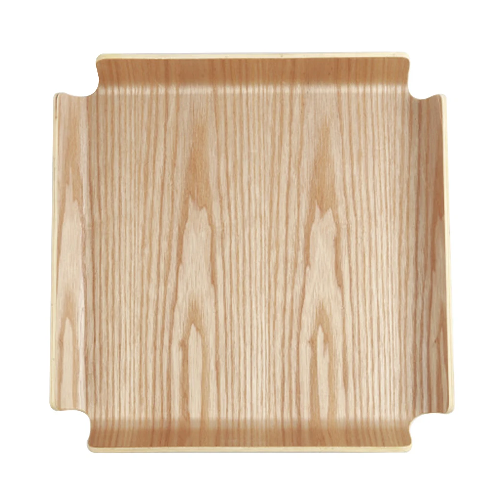 

1Pcs Nordic Wood Bread Tray Light Yellow Large Cake Plate for Bread Pizza Dessert Serving Tray Multipurpose Pizza Platter