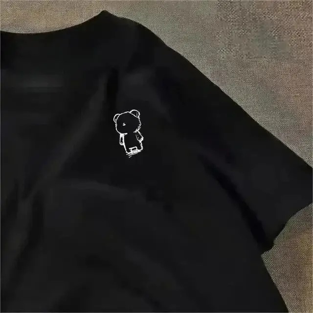 قميص نسائي صيفي مطبوع ort Sve قميص أمريكي كاجوال شبابي للنساء مقاس كبير متوفر بتصميم عصري