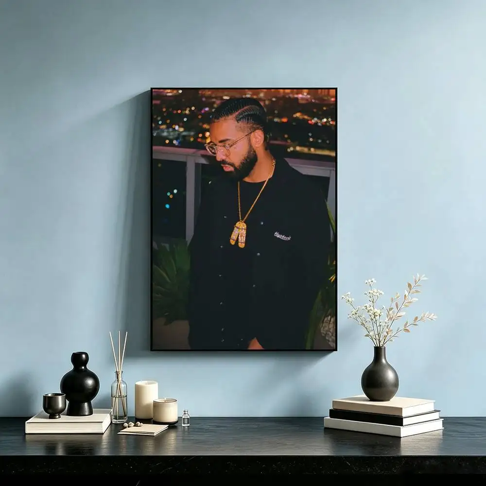 Rapper D-Drake Poster High Quality Dorm Living Room Aesthetic Wall Decoration Painting Stickers Gift