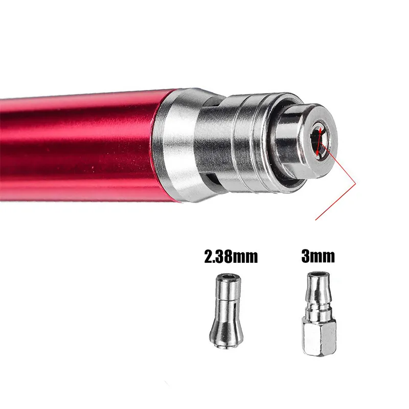 Imagem -04 - Lápis Micro Air Grinder Velocidade Profissional de Corte Polimento de Jóias Madeira Gravura Moagem Ferramenta Pneumática Faça Você Mesmo 65000rpm Conjunto