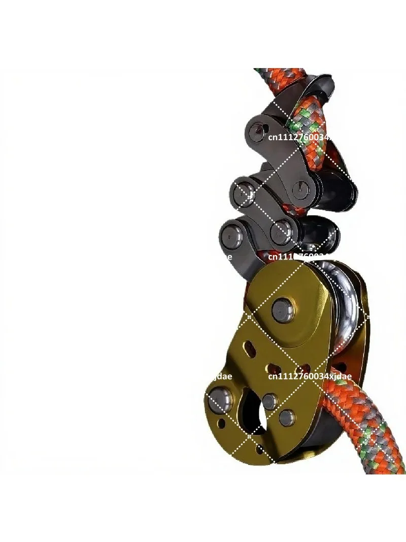 Upgraded Mechanical Knot Climbing Rope Grabber for Tree Climbing and High Altitude Descending