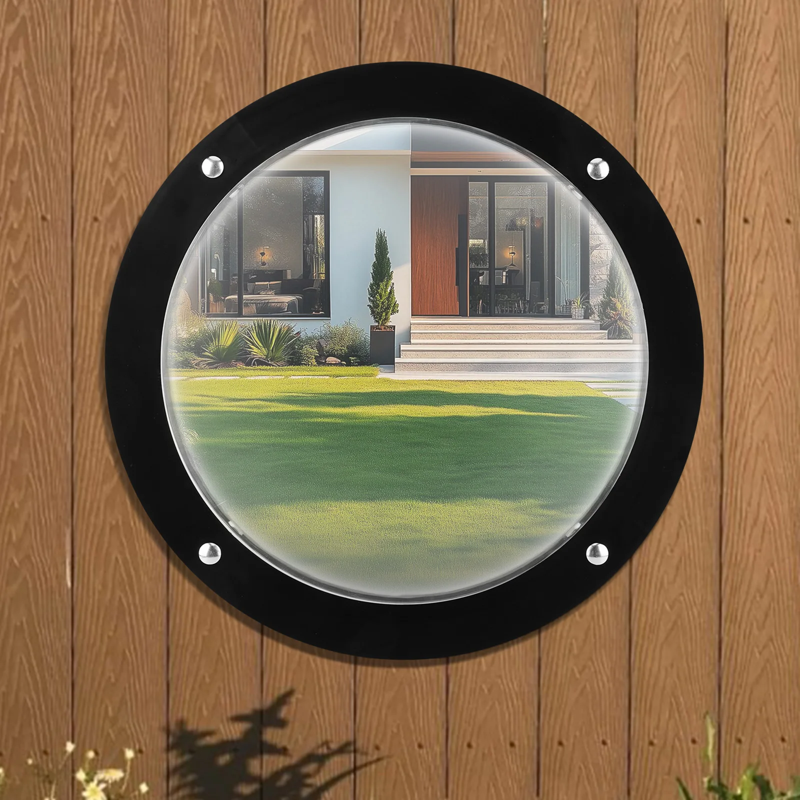 

Acrylic Dome Dog Porthole Window Clear View Bubble Peek Window for Doggie/Cat/Horse Outside Playground Garden