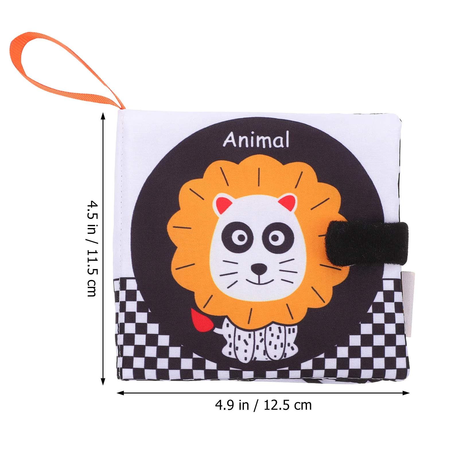 Książeczka dla niemowląt z materiału, wielokrotnego użytku, edukacyjna zabawka sensoryczna, wspomagająca rozwój, wczesna nauka dla dzieci, trening poznawczy.