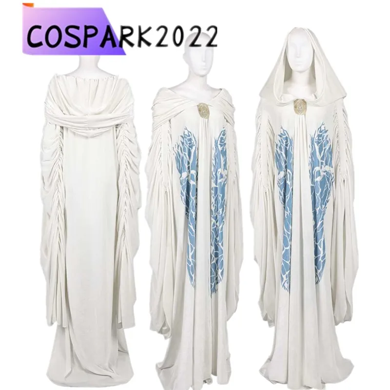 

TV Padme Cosplay Amidala Hooded Cloak Costume Adult Women Fantasia Space Battle Cape Robe Outfits Halloween Carnival Party Suit
