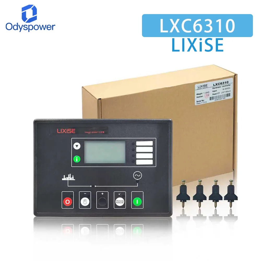 

Контроллер генератора LXC6310 полностью заменяет DSE5110, электрическая панель управления дизельным двигателем с ЖК-дисплеем