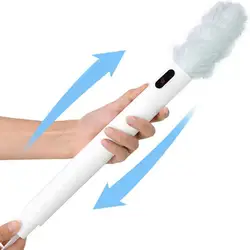 Rotating Spin Cleaner Duster 360 Spin Electric Duster Rechargeable Feather Duster With Touch Button Cleaning Accessories For