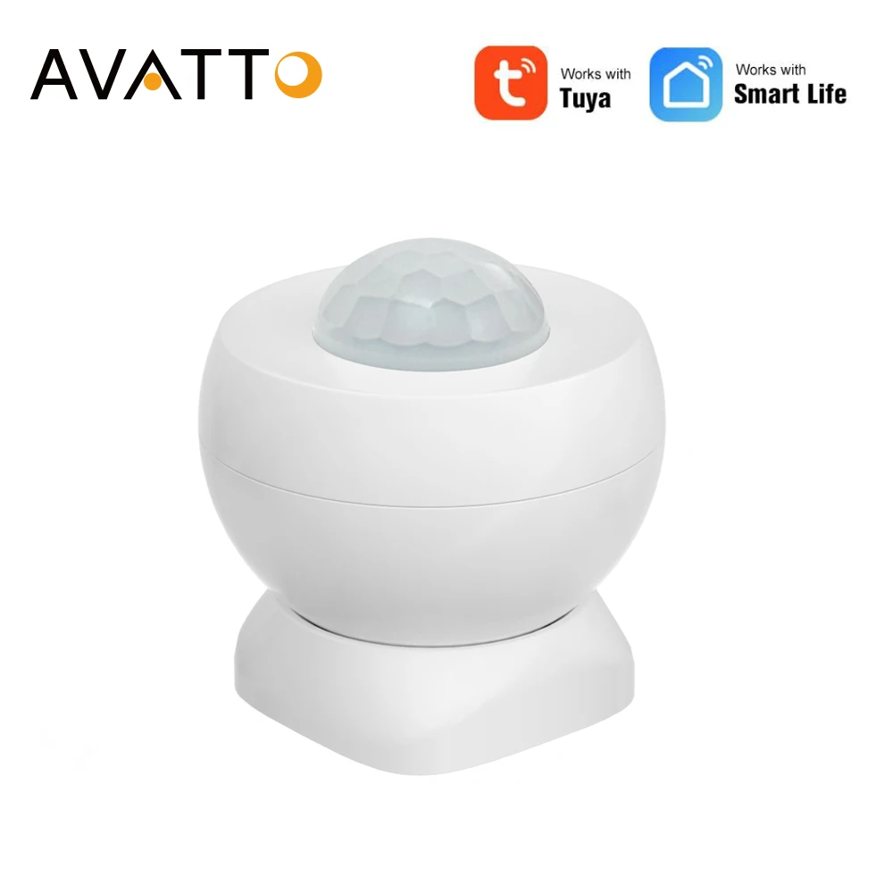 AVATTO Tuya Zigbee Smart PIR Motion Sensor Detector Movement Sensor Smart Life APP Home Automation System Alexa Google Home