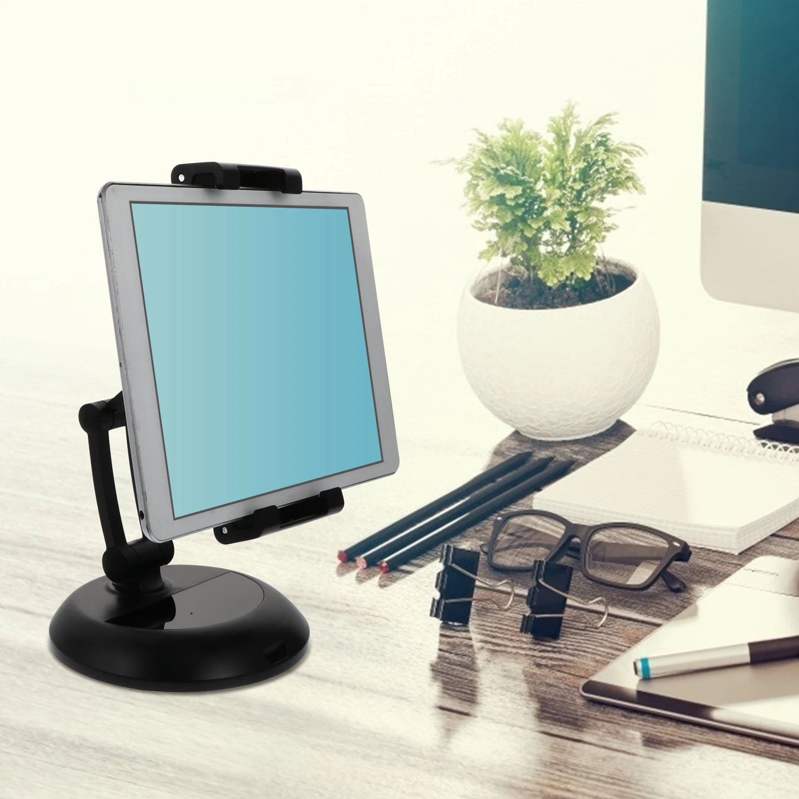 

Portable Foldable Tablet St ABS Desk Phone Holder Foldable Tablet Holder Bracket Lightweight Durable Suitable Smartphones