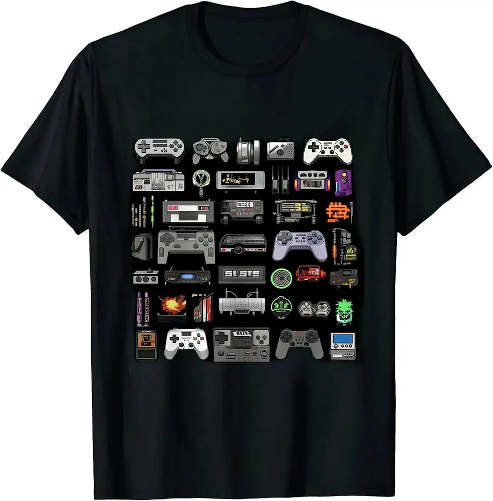 New Choose Your Weapon Controller Gamer Nerd Geek Funny DT Adult T-Shirt Tee High Quality 100%Cotton Short Sleeve