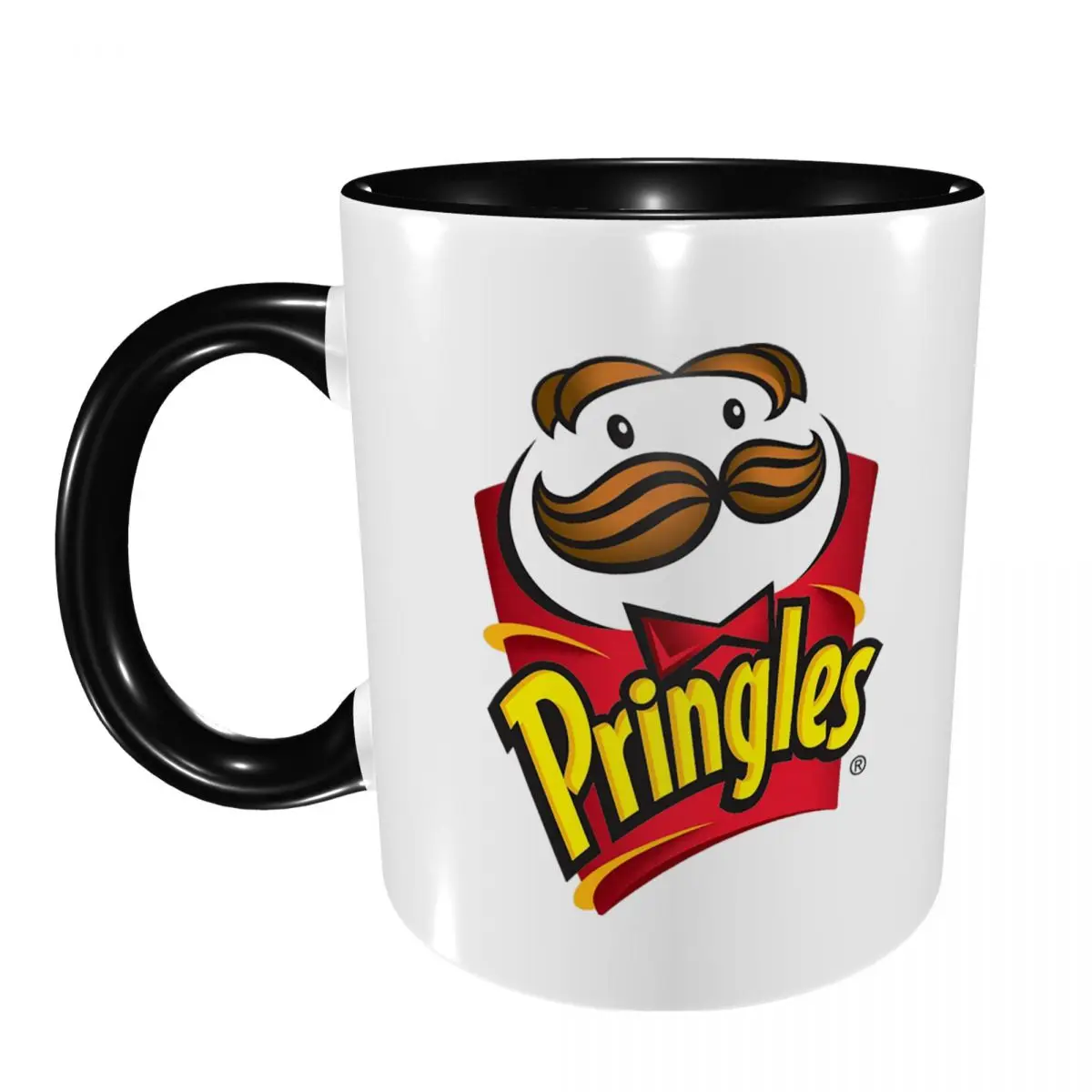 Potato Crisps Chips Pringles Print Mug Funny Ceramic Coffee Cups Tea Mugs Milk Cup Drinkware Gift for Friends