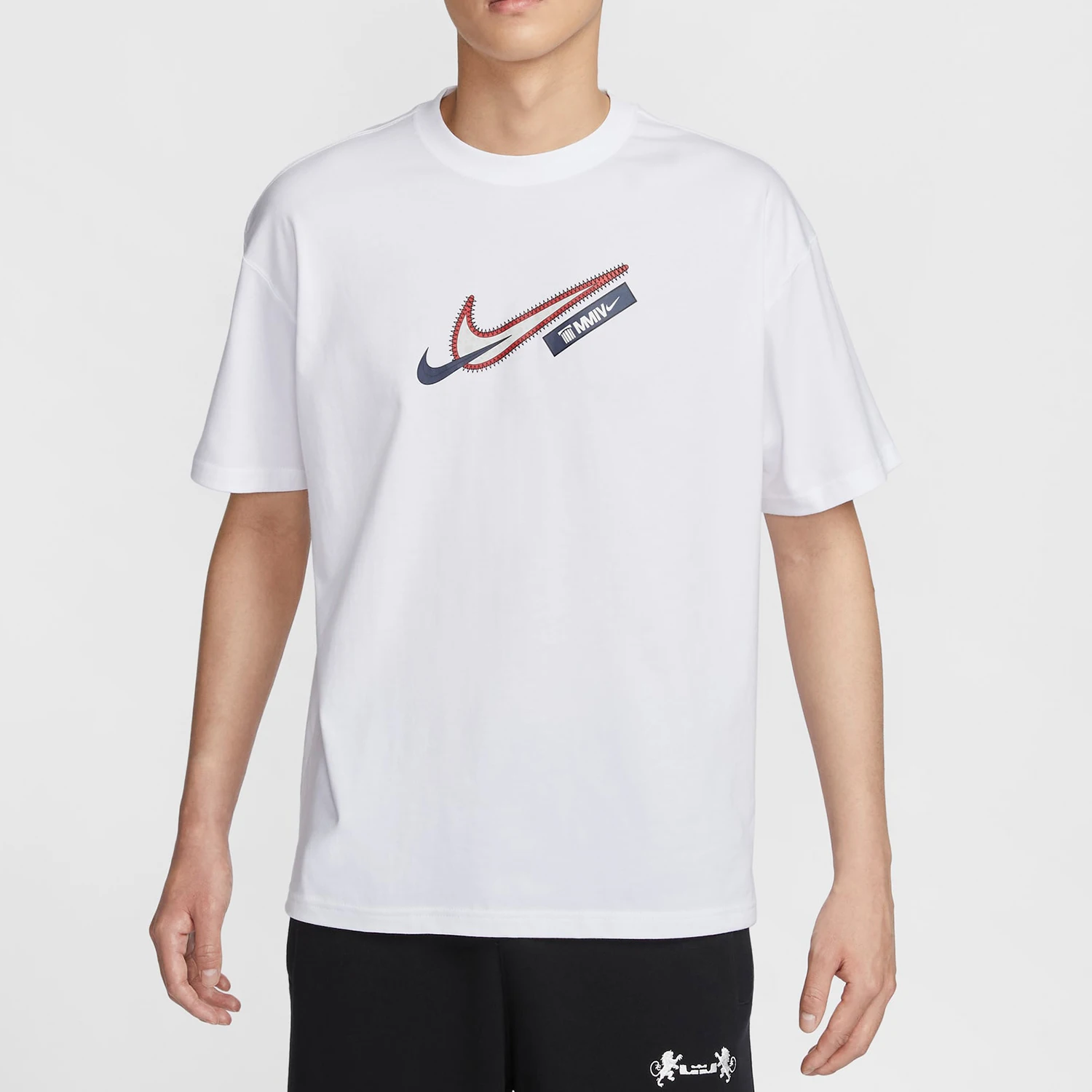 

Nike Official Genuine 2024 New Men's Training Fitness Loose Short-Sleeve T-Shirt FZ8076-100