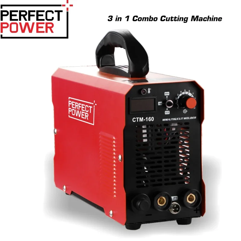 CTM-160 3 in 1 Plasma Cutter CUT MMA TIG IGBT Inverter Plasma Cutting Machine Portable 160A Cutter Welder