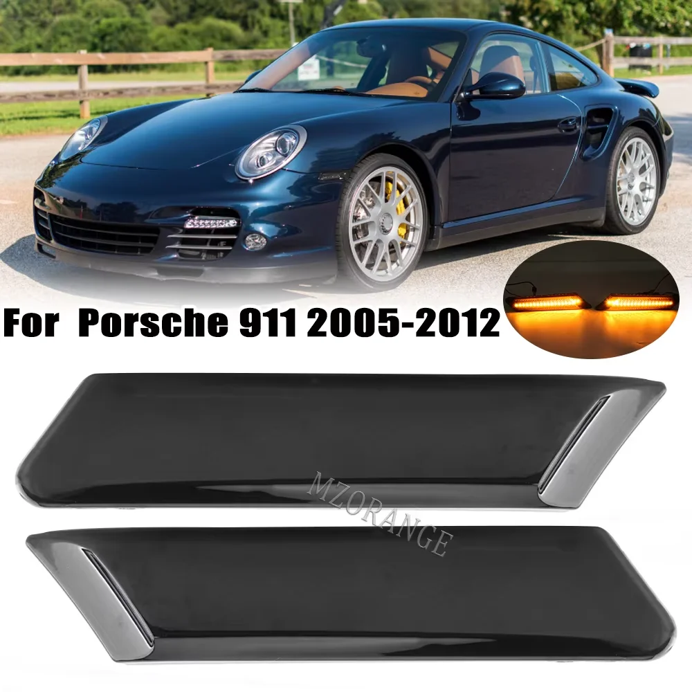 

Pair Rearview mirror Indicator Light for Porsche 911 2005-2012 for Cayman for Carrera 987 Led Side Turn Signal Lamp Blinker