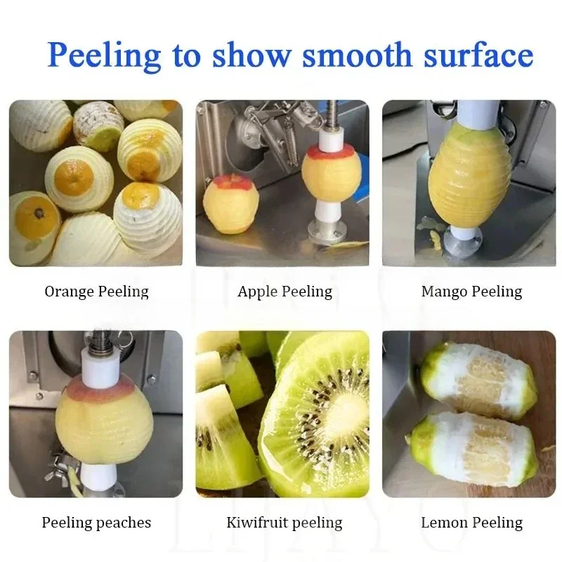 

Automatic Orange Lemon Peeler Stainless Steel Fruit Removing Skin Persimmon Peeling Machine