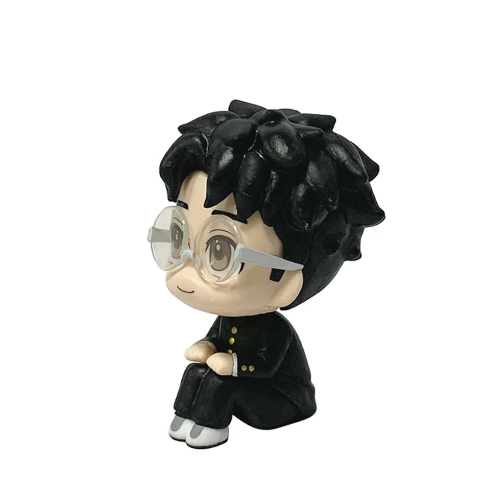 New Big-Head Chibi Ayase Momo/Okarun - Romantic Couple Set from Anime "Dandadan" | Articulated Figure Model, Perfect Gift