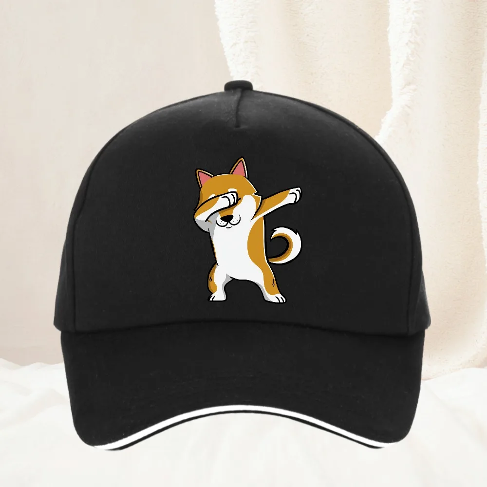 Funny Shiba Inu Graphic Cartoon Men Baseball Cap Casual Snapback hat Adjustable Hat Summer Unisex Baseball Hats