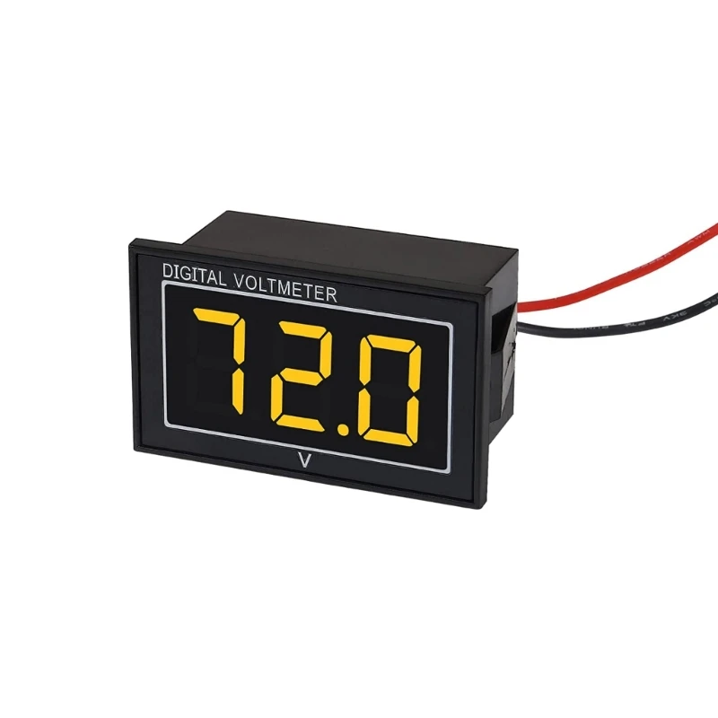 Golf Cart LED Voltmeter Digital Meter Battery Gauge Waterproof 12V 24V 36V 48V 60V 72V Quick Wiring