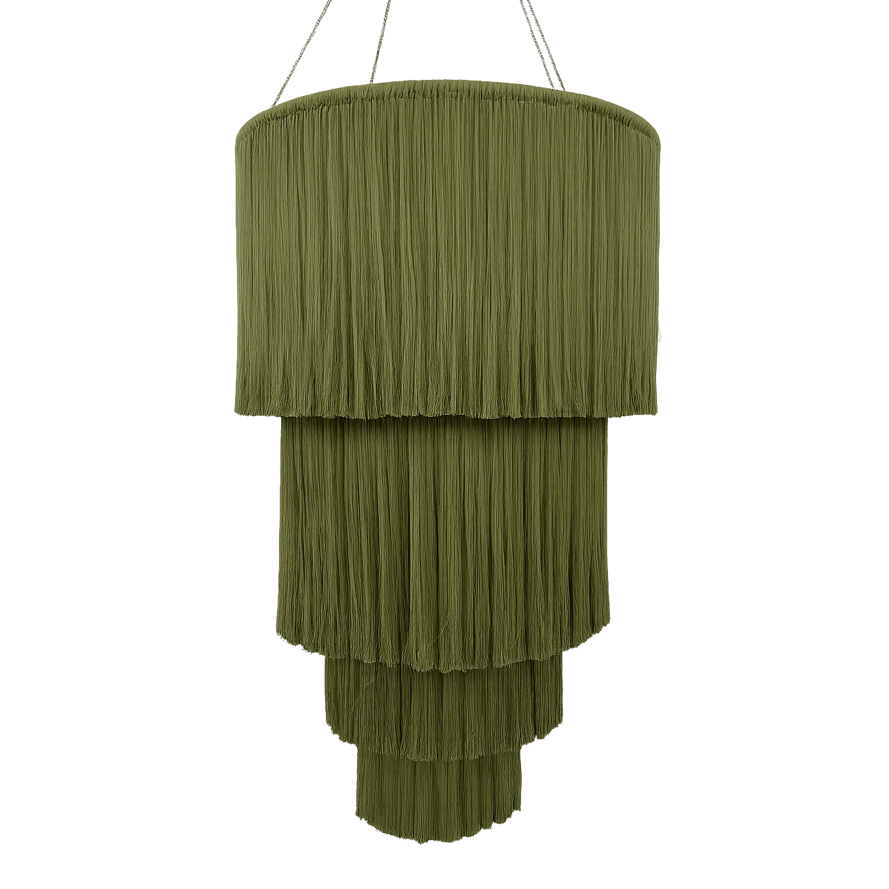 #￥Handmade Three-Tiered Beige Vertical Fringe Top Hanging with Natural Cord for Boho Living Room Dining Room Bedroom Diwali Dcor