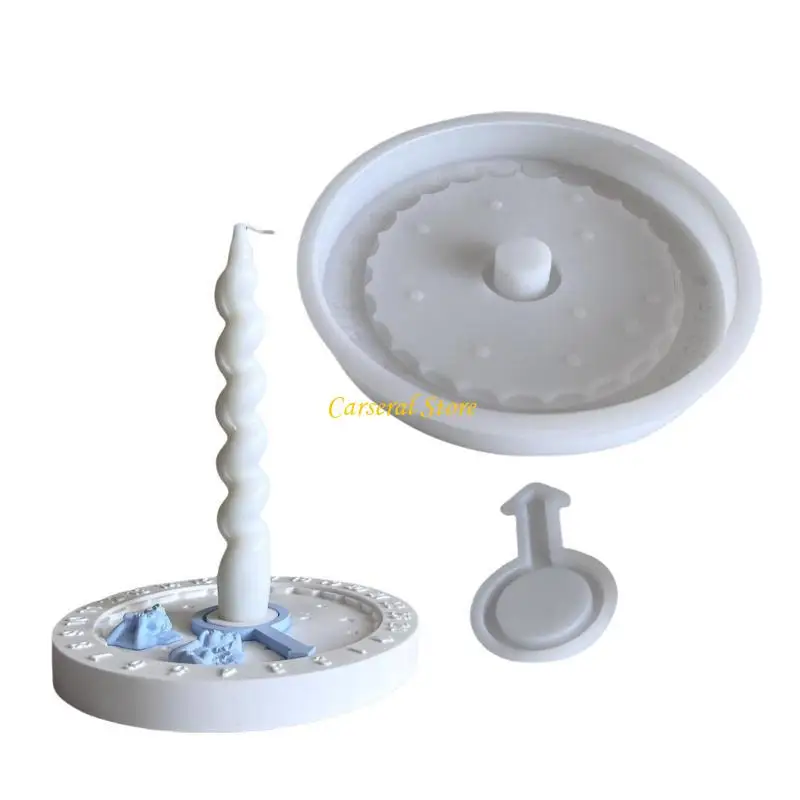 

M4YF Smooth Silicone Molds for Crafting Clock and Plaster Decoration