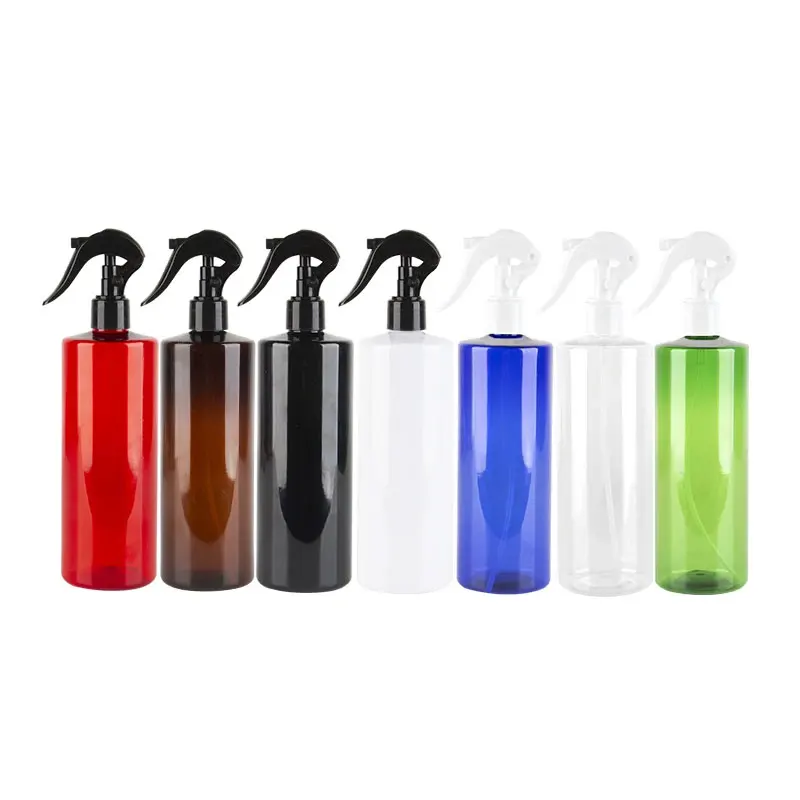 12pcs 500ml Trigger Spray Bottle Mist Sprayer Empty Plastic Container Bottle Cosmetic Bottles For Household House Cleaning