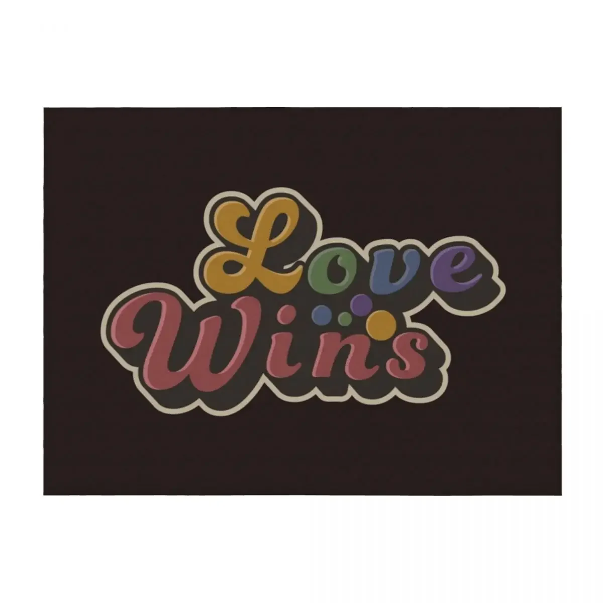 

Vintage Love Wins Throw Blanket Summer Hair Hairy Blankets For Baby Blankets