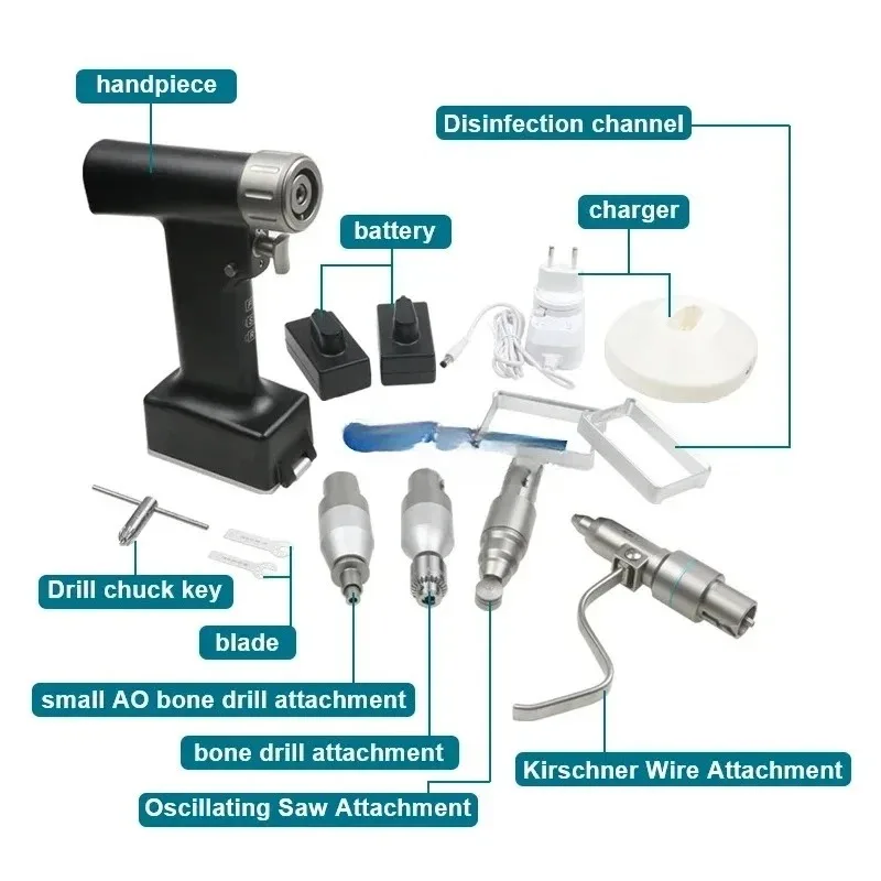 Orthopedic Electric Bone Drill Saw | Multifunctional Drill Power Tools Attachment - Professional PetOrthopedicsSurgeryInstrument