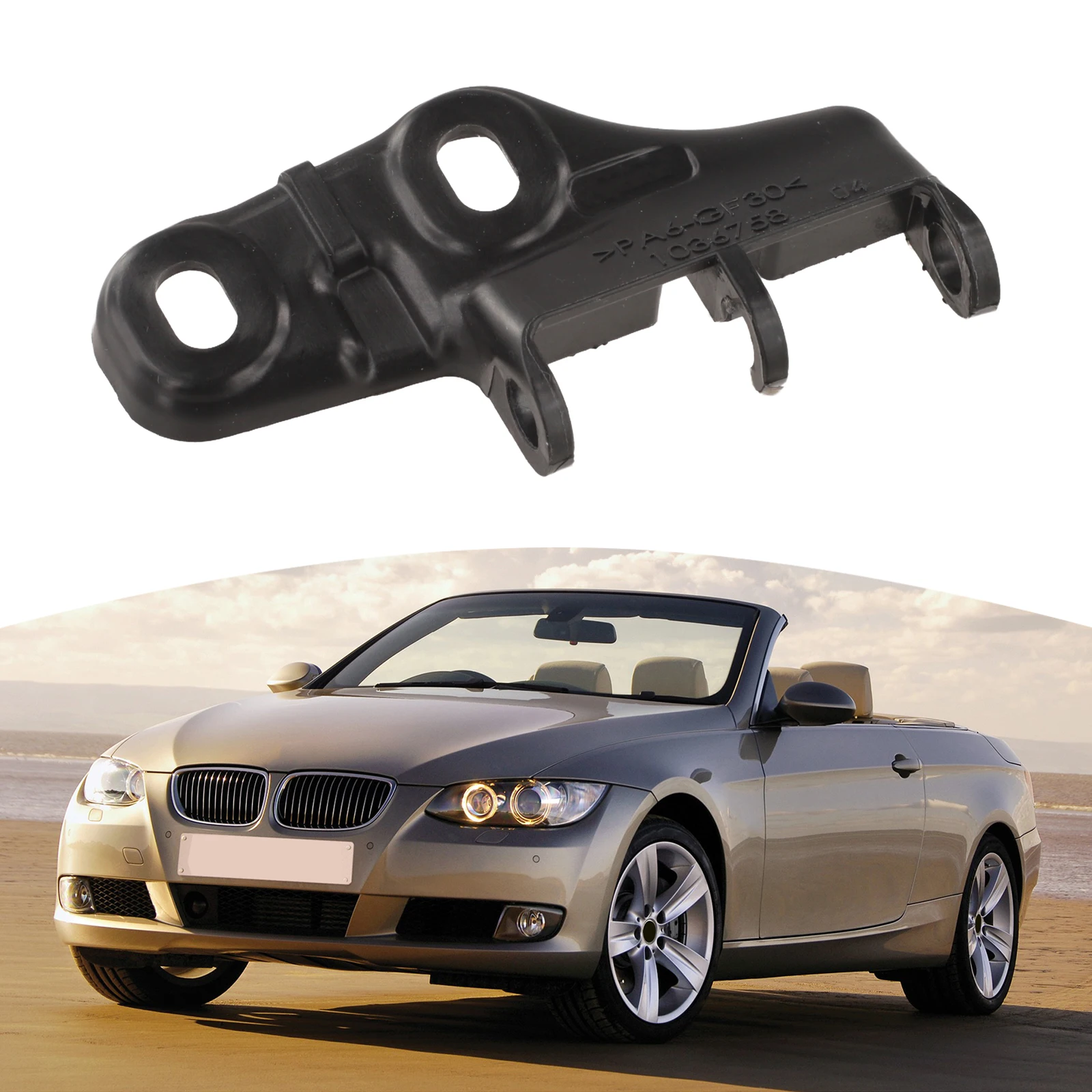 C Pillar Flap Holder Replacement for BMW E93 F33 F83 For Convertible With Correct Mounting Points 54377204891 54377204892