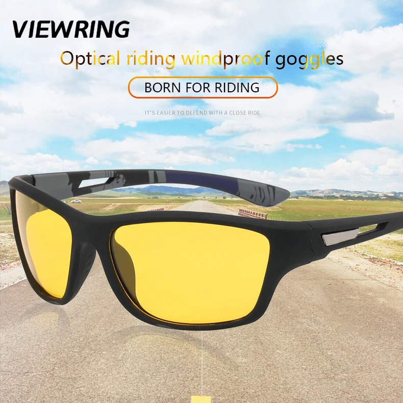 Viewirng Outdoor-Sport-Polarisierte Sonnenbrille für Herren, blendfrei, UV400, leichter Rahmen zum Fahren, Radfahren, Angeln, Golf