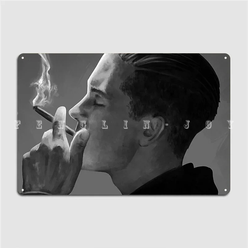 Rapper G-Eazy- Fan Art Drawing Metal Sign Cinema Living Room Living Room Customize Wall Decor Tin Sign Poster